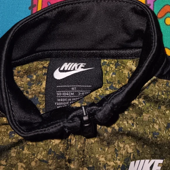 Nike Tracksuit Track Jacket & Pants Outfit Digits Camo Camouflage Toddler